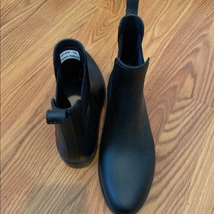 Ankle Black Rain Booties